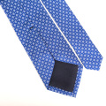 OEM fine dots 100 silk jacquard woven neckties